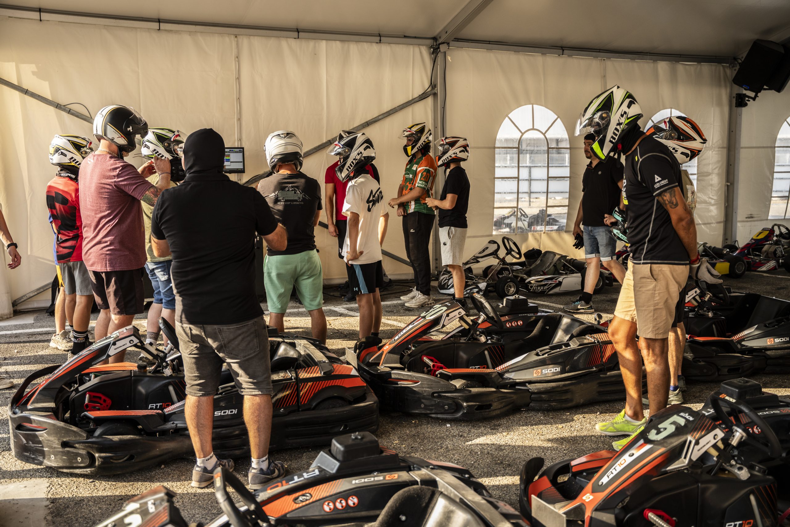 Virages du circuit Arena 45